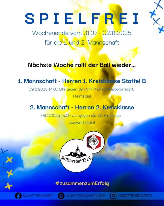 Spielfreies Wochenende