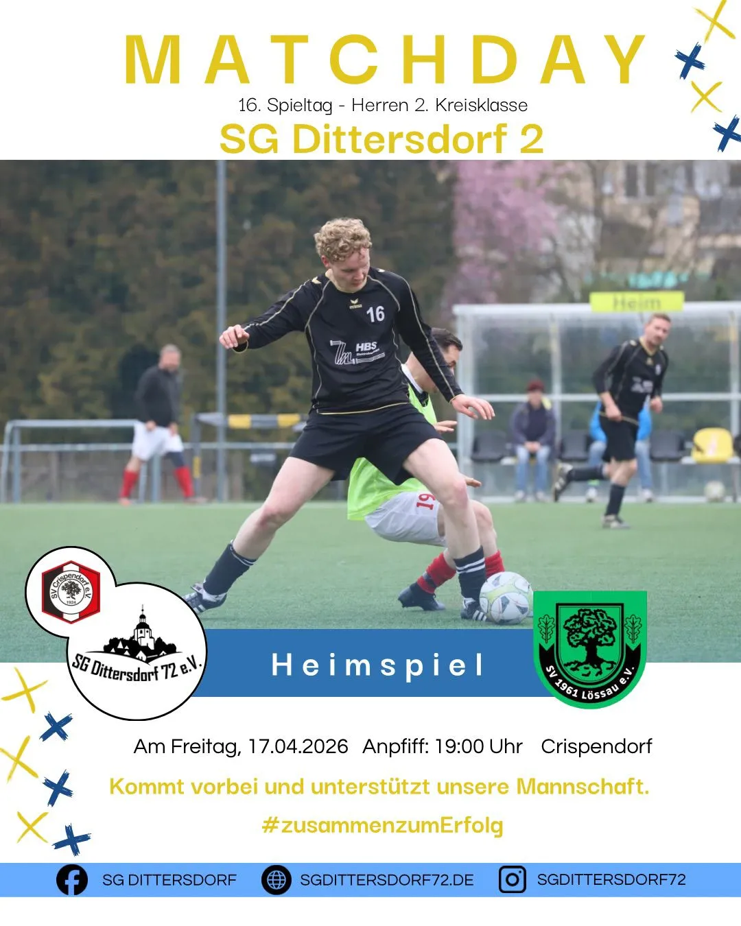 (2M) Zweite Mannschaft empfängt Lössau
