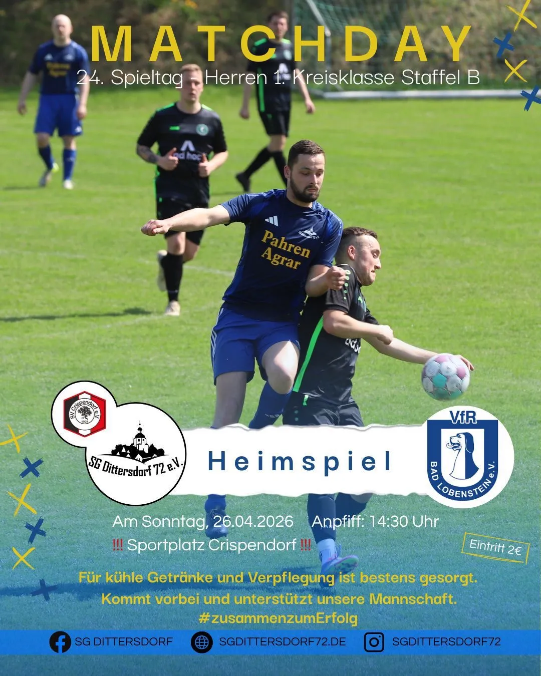 (1M) Am Sonntag gegen den Tabellenführer