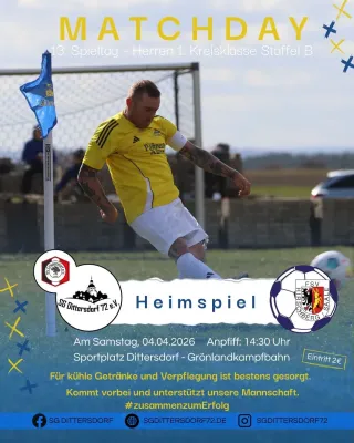 (1M) Ostersamstag in Dittersdorf gegen Hirschberg