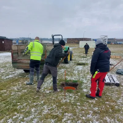 Bauabschnitt - 1 Ballfangnetz