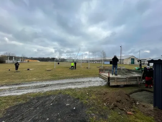 Bauabschnitt - 1 Ballfangnetz