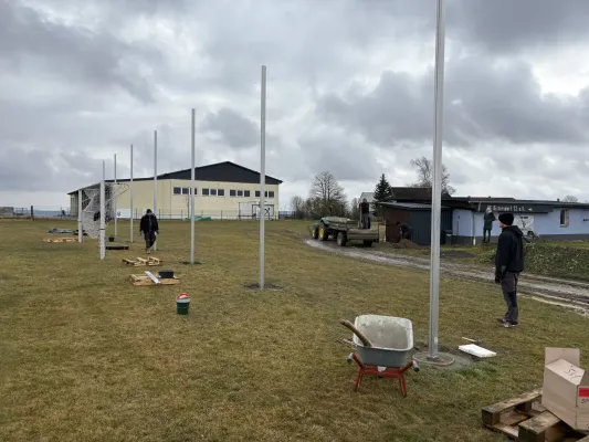 Bauabschnitt - 1 Ballfangnetz