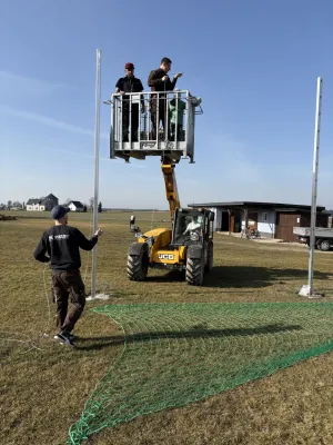 Bauabschnitt - 2 Ballfangnetz